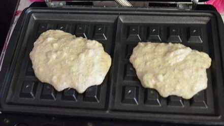 Рецепт чесночных вафель