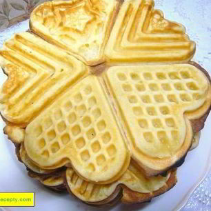 Рецепт Домашних венских вафель с ванилью