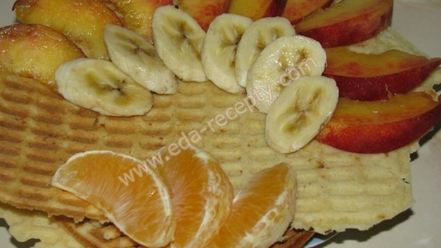 Рецепт домашних венских вафель с ванилью