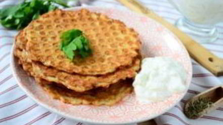 Рецепт картофельных вафель