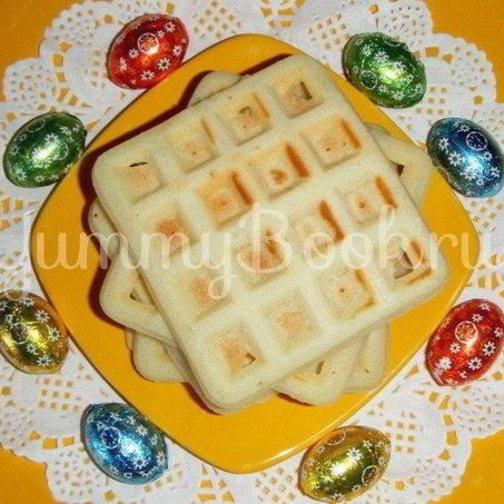 Рецепт Хрустящих масляных вафель