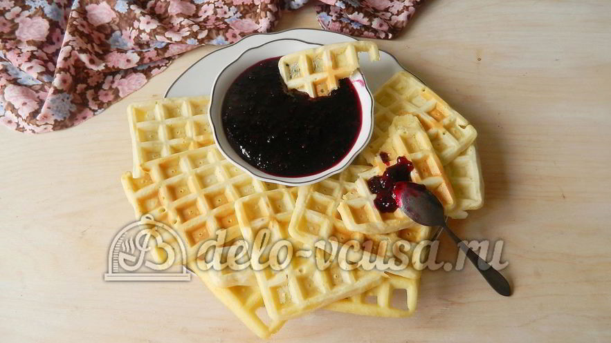 Рецепт мягких вафель в вафельнице
