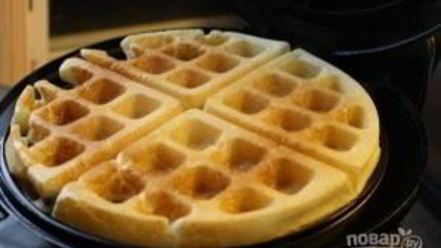 Рецепт обычных домашних вафель