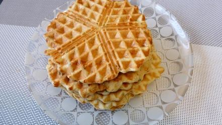 Рецепт пряных закусочных вафель
