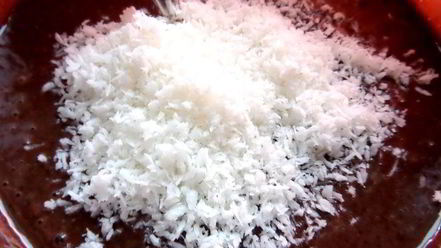 Рецепт шоколадных вафель с кокосом