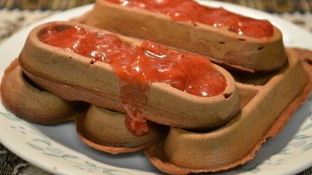 Рецепт шоколадных вафель