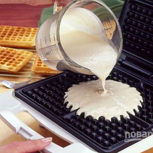 Рецепт Теста на вафли в вафельнице