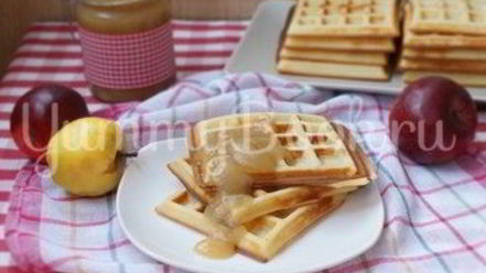 Рецепт толстых вафель гофры
