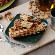 Рецепт Трубочек со сгущенкой