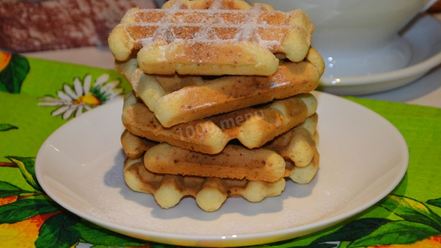 Рецепт творожных вафель в вафельнице