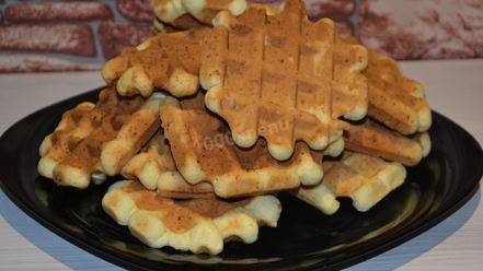 Рецепт творожных вафель в вафельнице