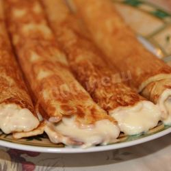 Рецепт Вафельных трубочек с кремом