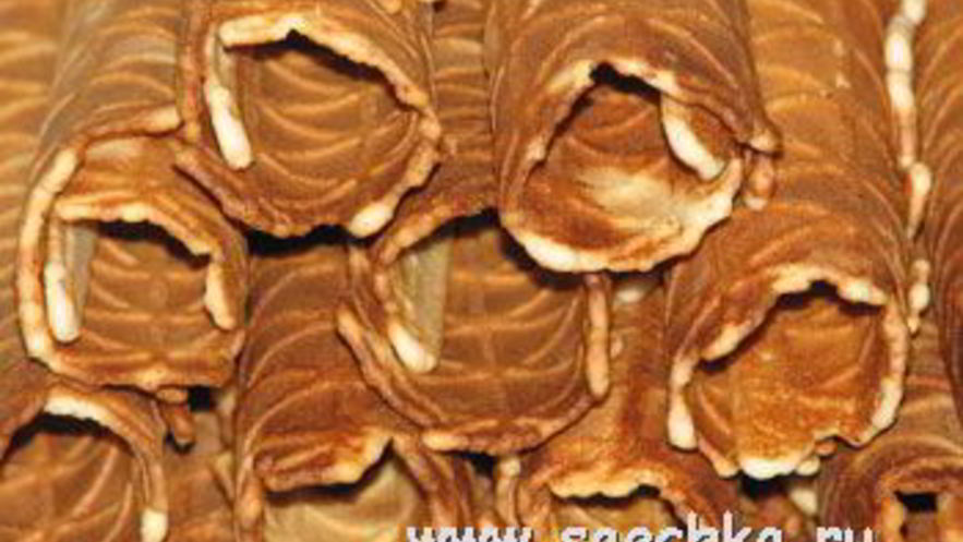 Рецепт вафель из марципана