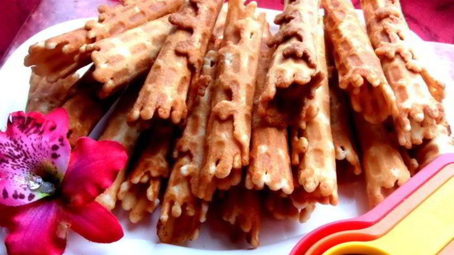Рецепт вафель на рисовой муке хрустящие