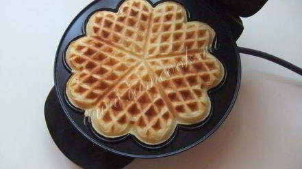 Рецепт вафель с рисовой кашей и киселем