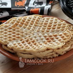 Рецепт Вафель цельнозерновых