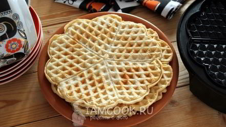Рецепт вафель цельнозерновых