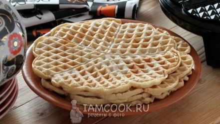 Рецепт вафель цельнозерновых