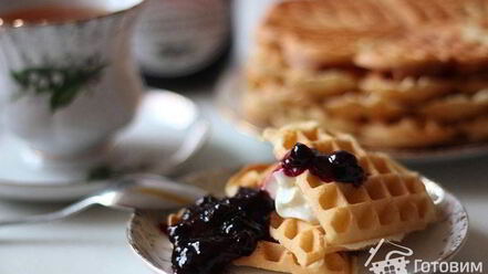 Рецепт ванильных вафель