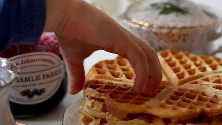 Рецепт ванильных вафель