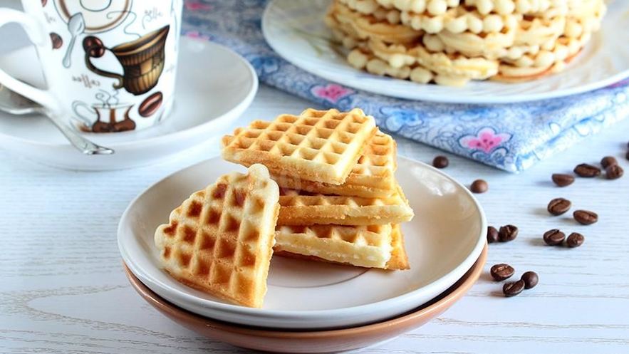 Рецепт венских вафель на кефире