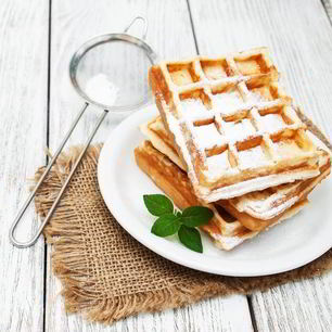 Рецепт Венских вафель с йогуртом