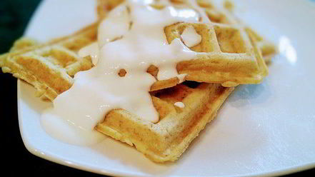 Рецепт яблочных вафель