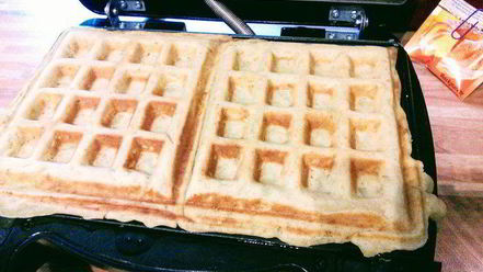 Рецепт яблочных вафель