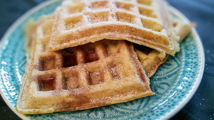 Рецепт яблочных вафель