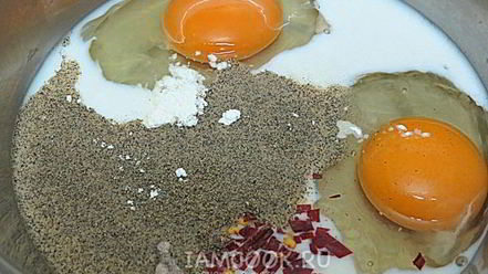 Рецепт закусочных сырных вафель с болгарским перцем и зеленью