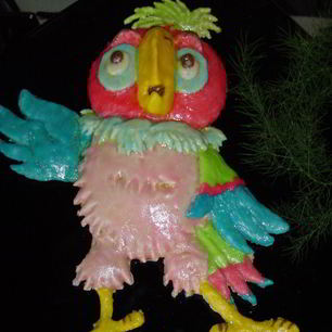 Рецепт Выпечки из пресного теста Попугай Кеша