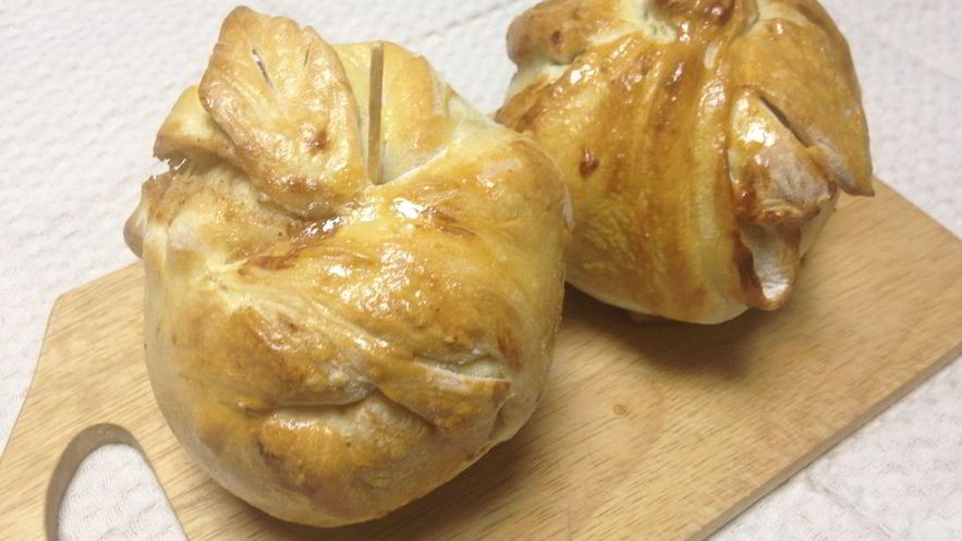 Рецепт яблок в тесте