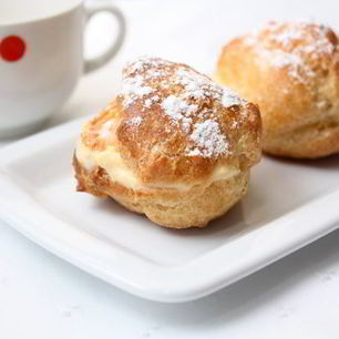 Рецепт Круглых эклеров с заварным кремом