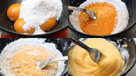 Рецепт круглых эклеров с заварным кремом