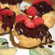 Рецепт Малиновых эклеров