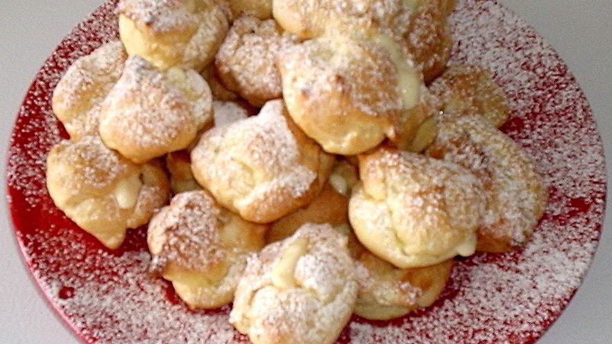 Рецепт пирожных эклеров с заварным кремом