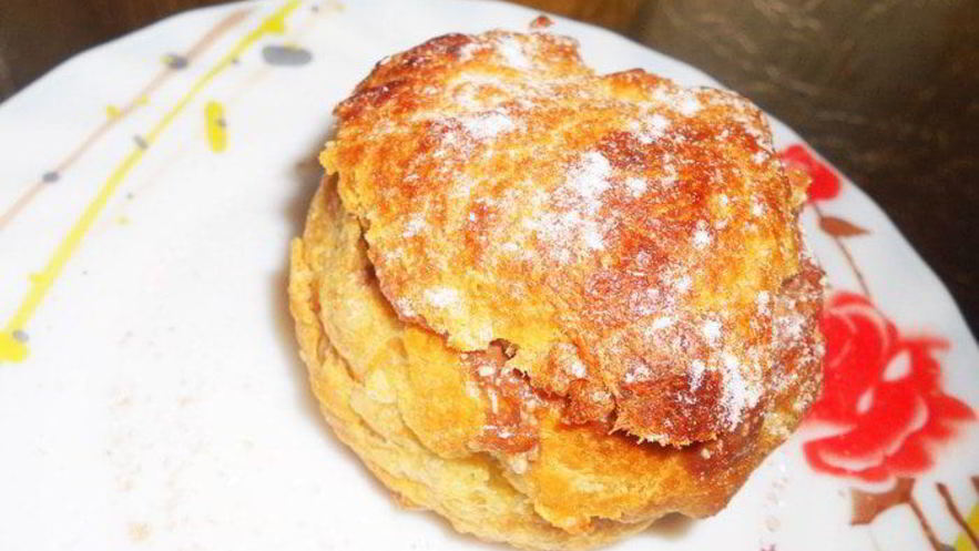 Рецепт профитролевых булочек с творожной начинкой