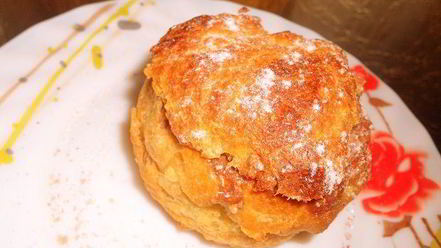 Рецепт профитролевых булочек с творожной начинкой