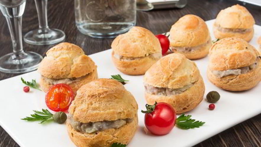 Рецепт профитролей с форшмаком