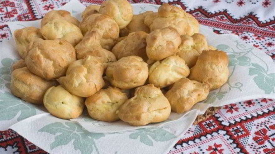 Рецепт профитролей с куриной печенью