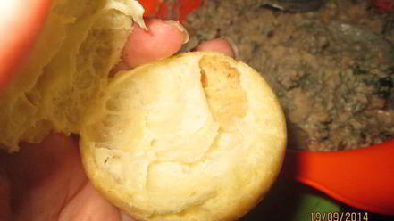 Рецепт профитролей с печеночной начинкой