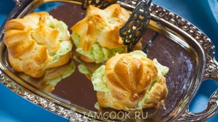 Рецепт профитролей с сыром