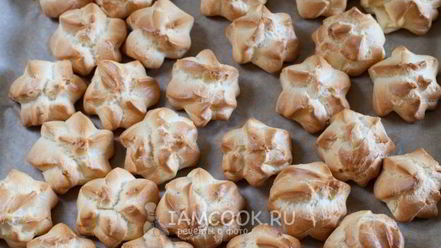 Рецепт профитролей с сыром