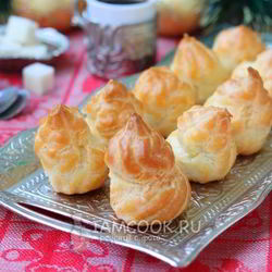 Рецепт Профитролей с заварным кремом