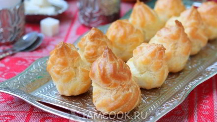 Рецепт профитролей с заварным кремом