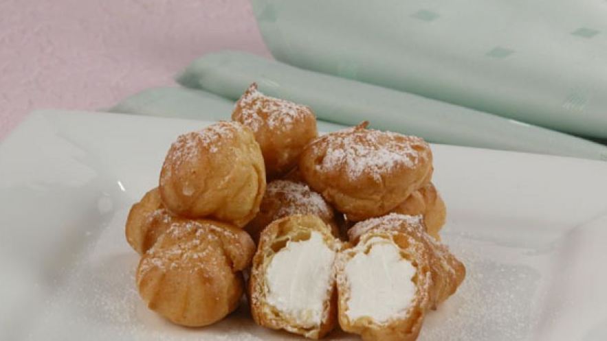 Рецепт профитролей со сливочным кремом