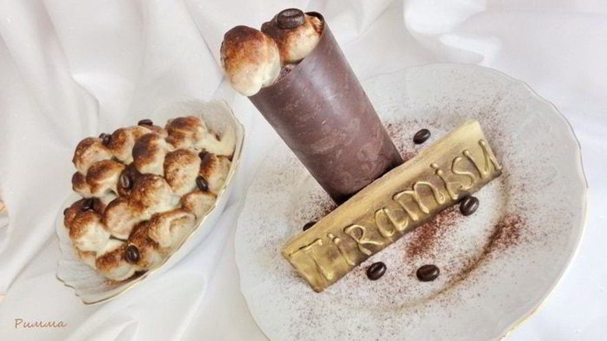 Рецепт профитролей тирамису