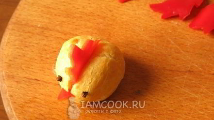 Рецепт профитролей закусочных цыплята