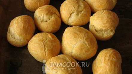 Рецепт профитролей закусочных цыплята