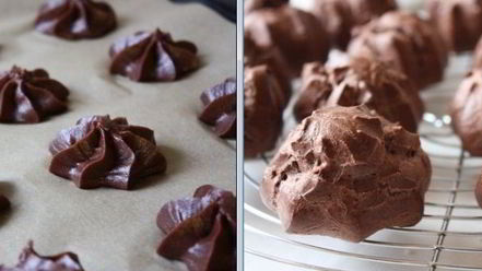 Рецепт шоколадных профитролей со сливочно-шоколадным кремом